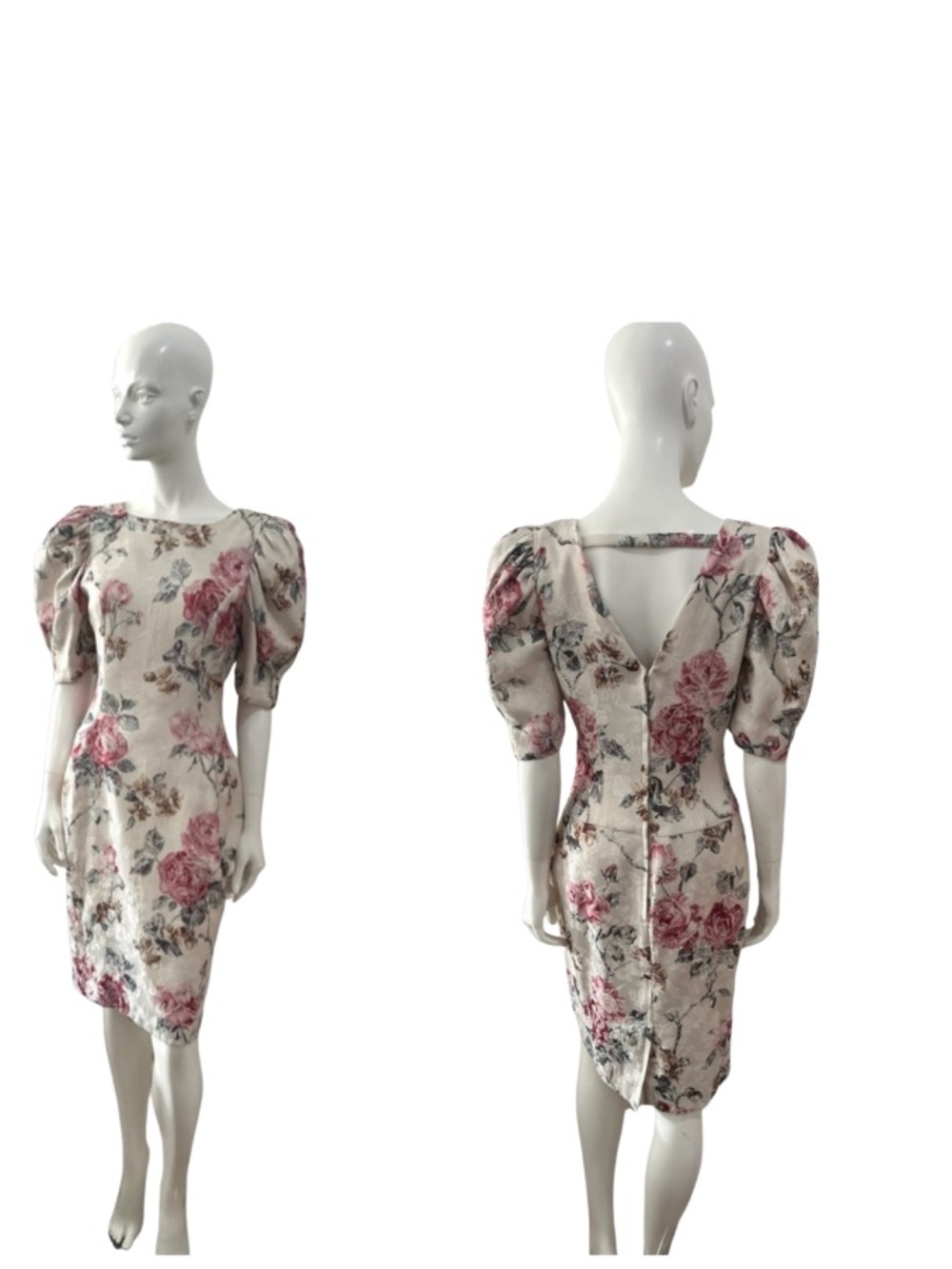 Vintage Braemar By Diana Charles Floral Dress